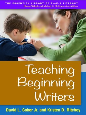 cover image of Teaching Beginning Writers